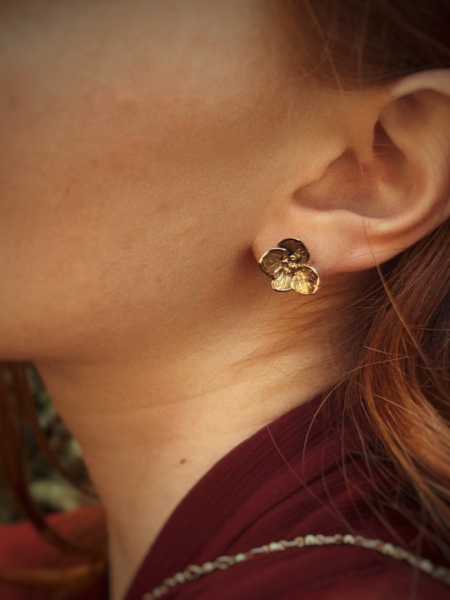 Orecchini a lobo Ortensia